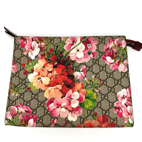 gucci blooms large cosmetic case|gucci cosmetic case large.